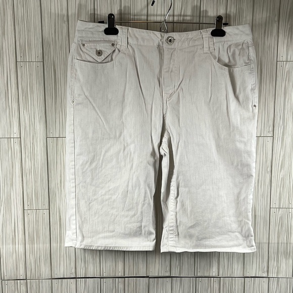 Fashion Bug Pants - Fashion Bug White Long Shorts